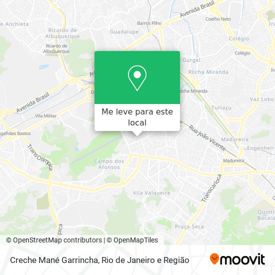 Creche Mané Garrincha mapa
