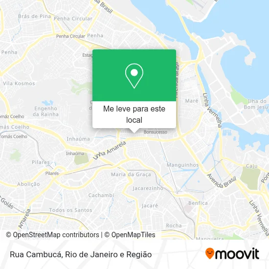 Rua Cambucá mapa