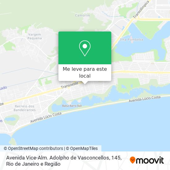 Avenida Vice-Alm. Adolpho de Vasconcellos, 145 mapa