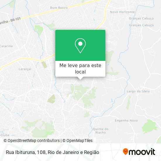 Rua Ibituruna, 108 mapa