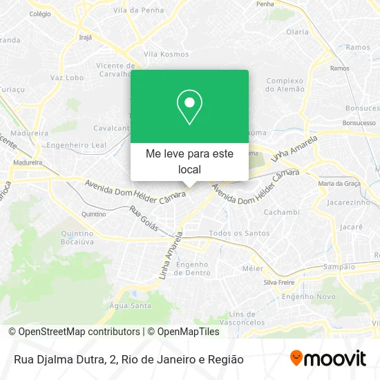 Rua Djalma Dutra, 2 mapa