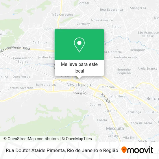 Rua Doutor Ataide Pimenta mapa
