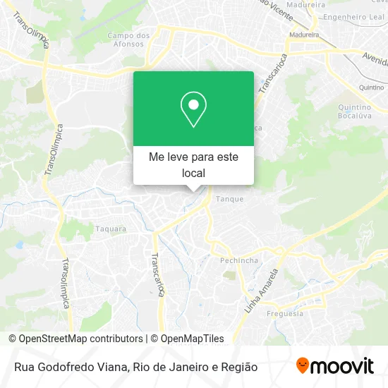 Rua Godofredo Viana mapa
