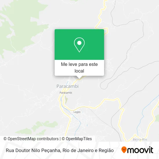 Rua Doutor Nilo Peçanha mapa