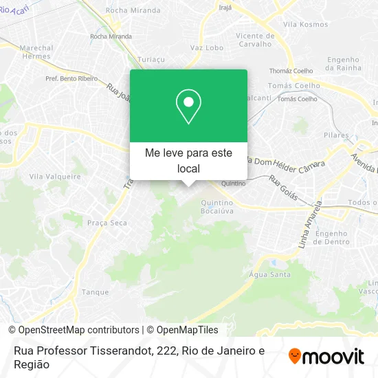 Rua Professor Tisserandot, 222 mapa