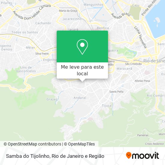 Samba do Tijolinho mapa