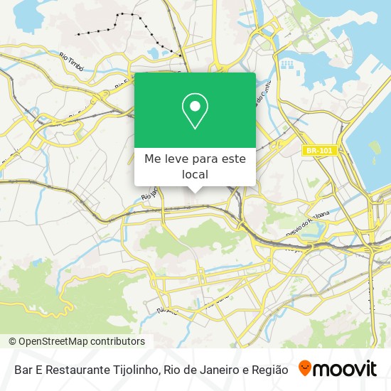 Bar E Restaurante Tijolinho mapa