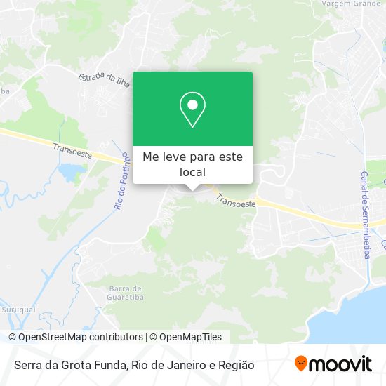 Serra da Grota Funda mapa
