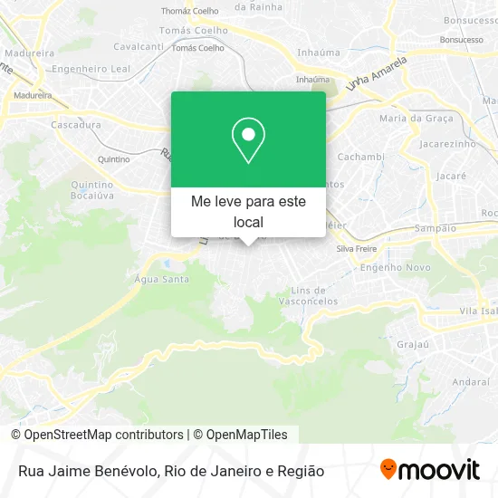 Rua Jaime Benévolo mapa