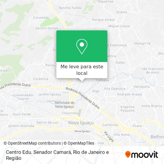 Centro Edu. Senador Camará mapa