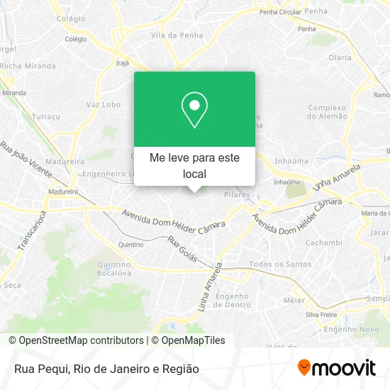 Rua Pequi mapa