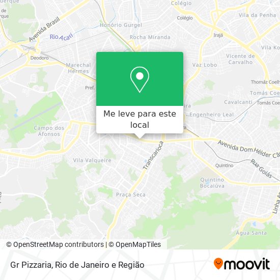Gr Pizzaria mapa