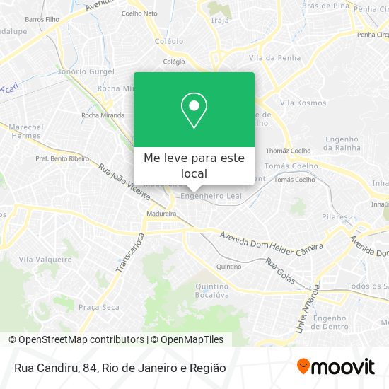 Rua Candiru, 84 mapa