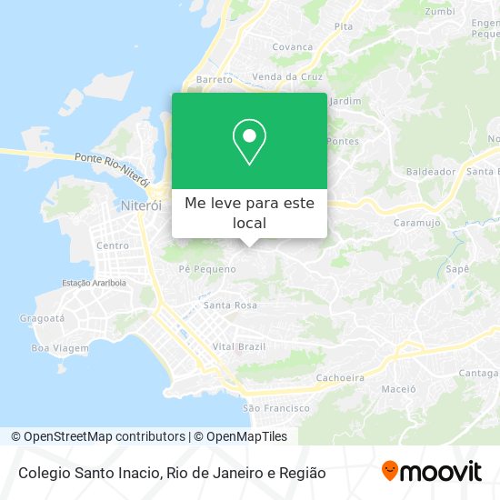 Colegio Santo Inacio mapa