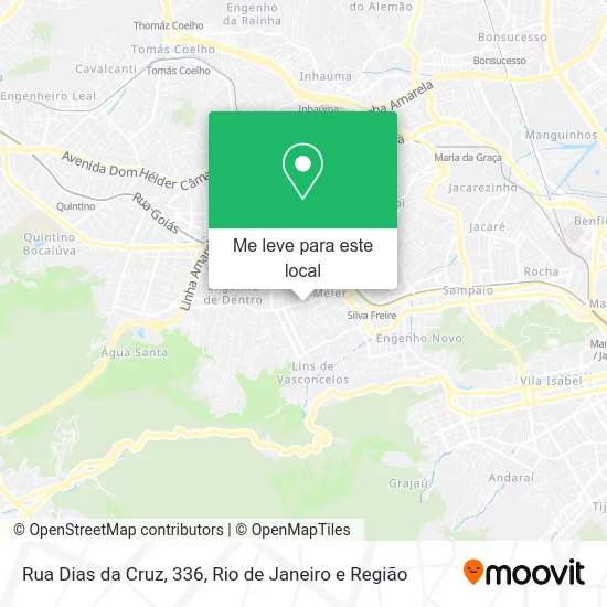 Rua Dias da Cruz, 336 mapa