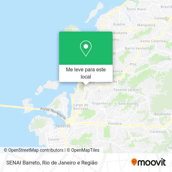 SENAI Barreto mapa