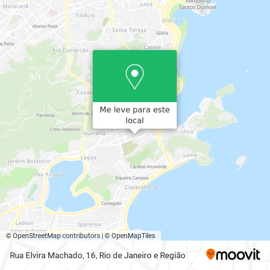 Rua Elvira Machado, 16 mapa