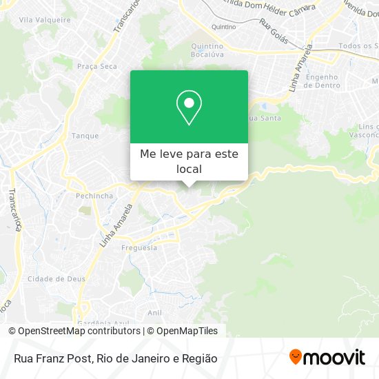 Rua Franz Post mapa