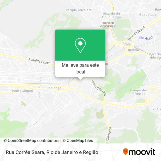 Rua Corrêa Seara mapa