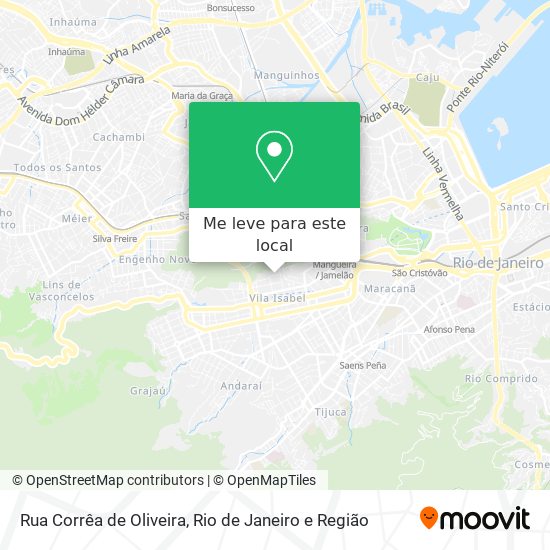 Rua Corrêa de Oliveira mapa