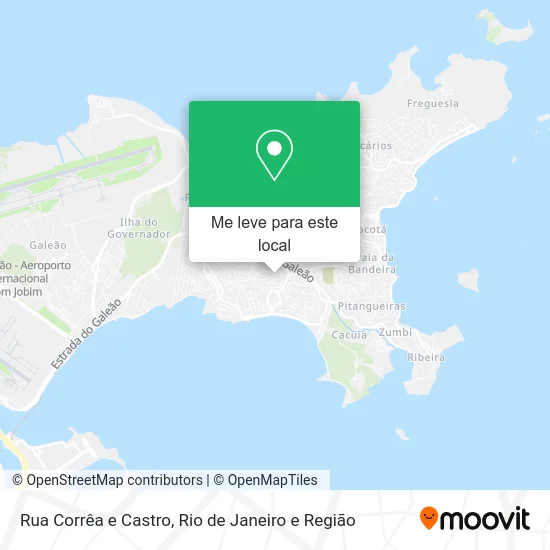 Rua Corrêa e Castro mapa