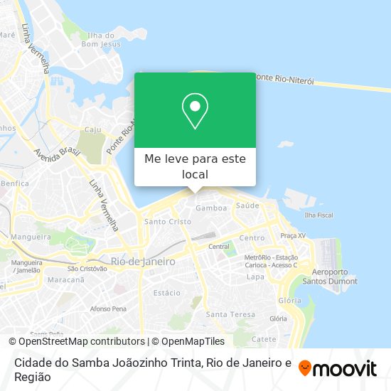 Cidade do Samba Joãozinho Trinta mapa