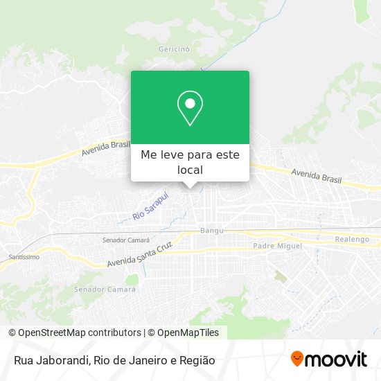 Rua Jaborandi mapa
