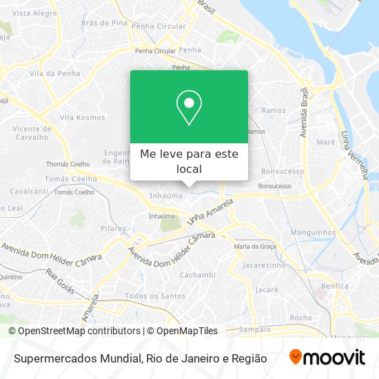 Supermercados Mundial mapa