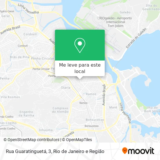 Rua Guaratinguetá, 3 mapa