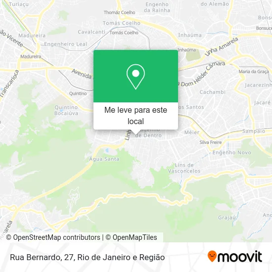 Rua Bernardo, 27 mapa