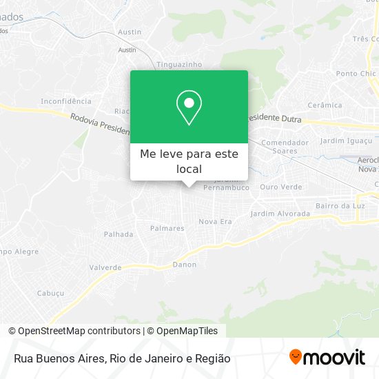 Rua Buenos Aires mapa
