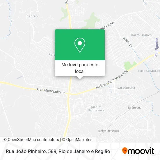 Rua João Pinheiro, 589 mapa