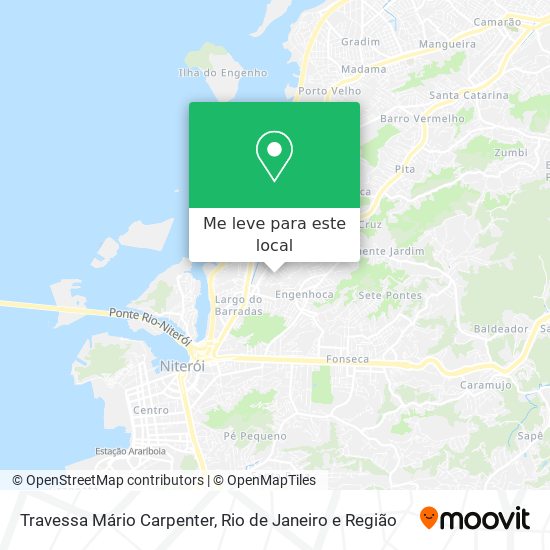 Travessa Mário Carpenter mapa