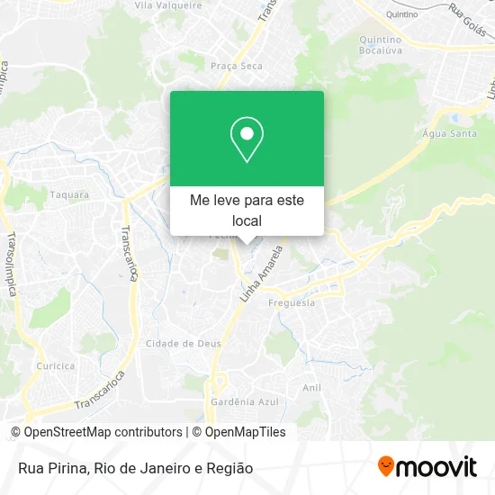 Rua Pirina mapa