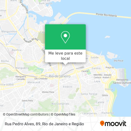 Rua Pedro Alves, 89 mapa