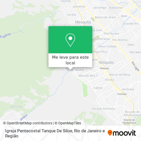 Igreja Pentecostal Tanque De Siloe mapa