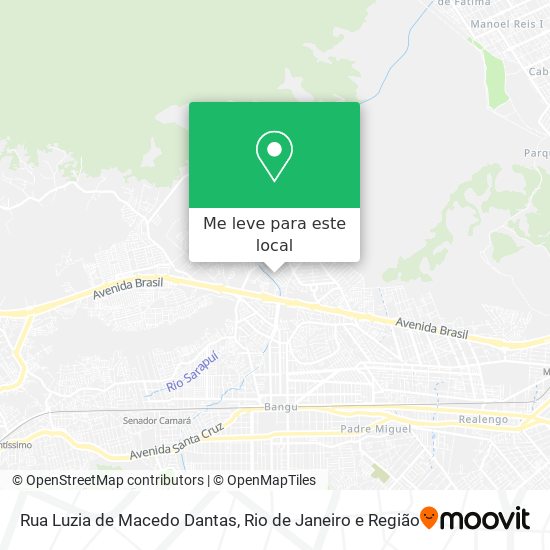 Rua Luzia de Macedo Dantas mapa