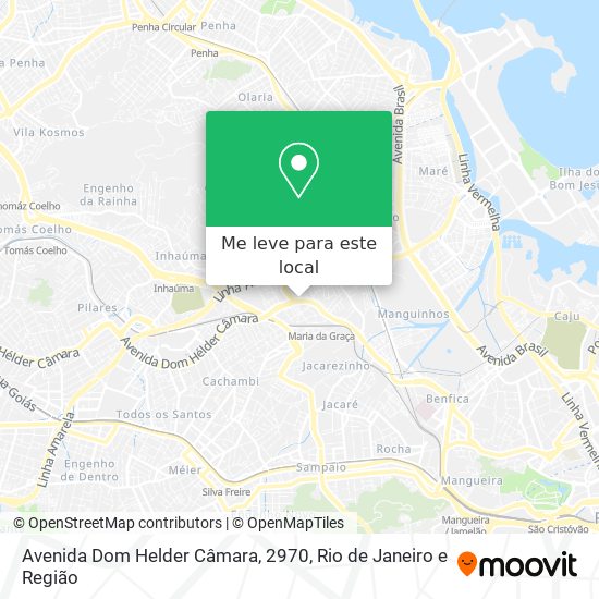 Avenida Dom Helder Câmara, 2970 mapa