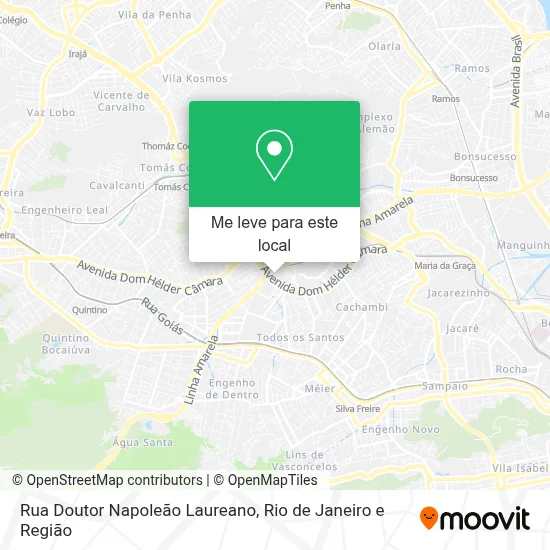 Rua Doutor Napoleão Laureano mapa