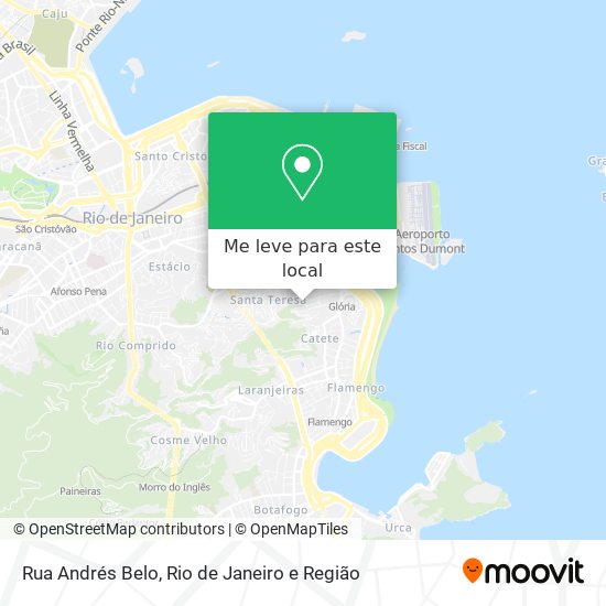 Rua Andrés Belo mapa