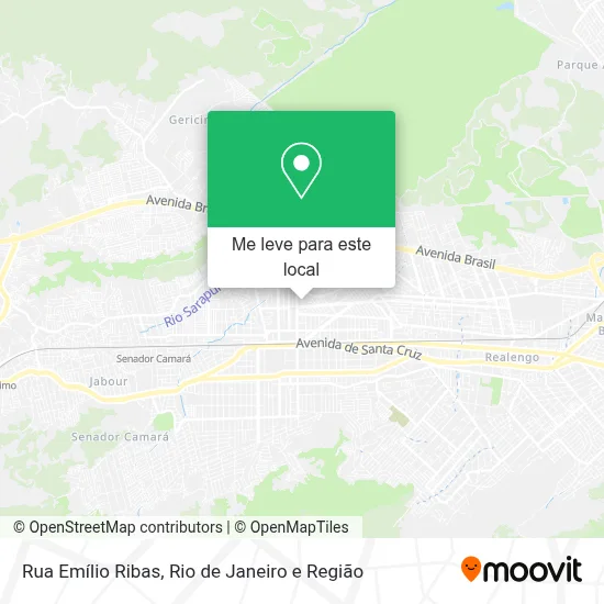 Rua Emílio Ribas mapa