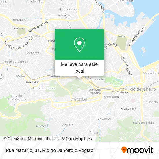 Rua Nazário, 31 mapa