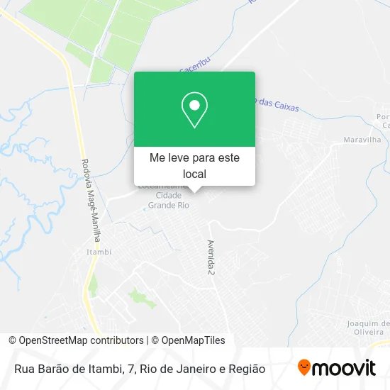 Rua Barão de Itambi, 7 mapa