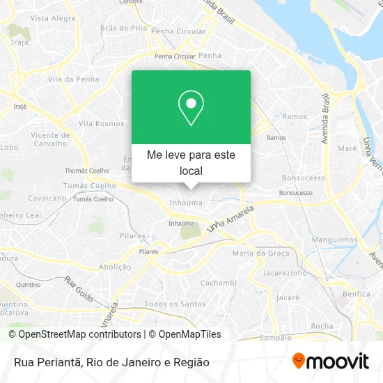 Rua Periantã mapa