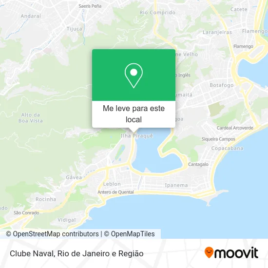 Clube Naval mapa