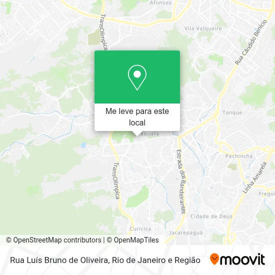 Rua Luís Bruno de Oliveira mapa
