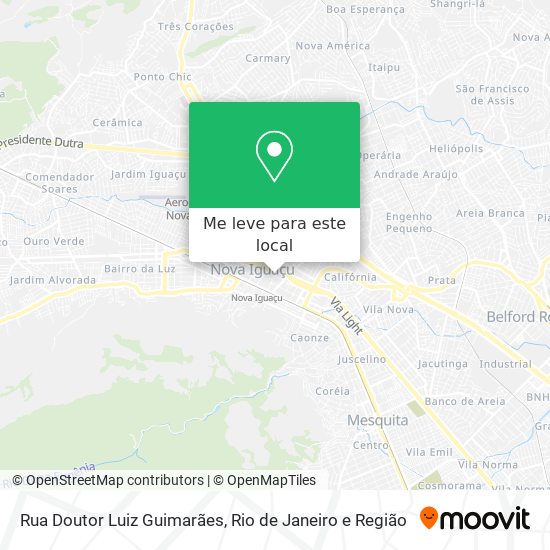 Rua Doutor Luiz Guimarães mapa