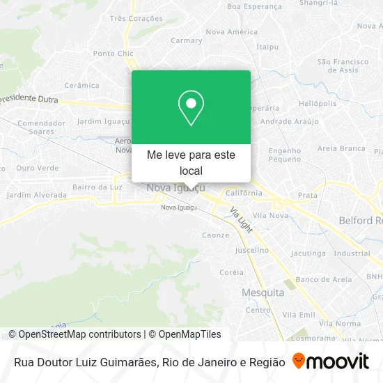 Rua Doutor Luiz Guimarães mapa