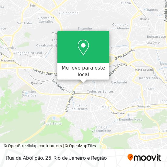 Rua da Abolição, 25 mapa