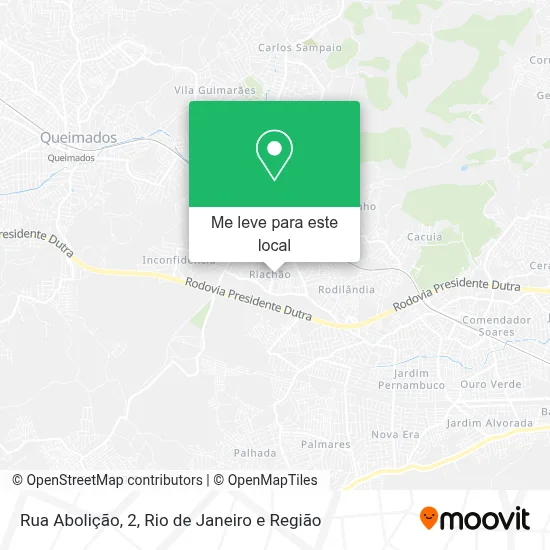 Rua Abolição, 2 mapa